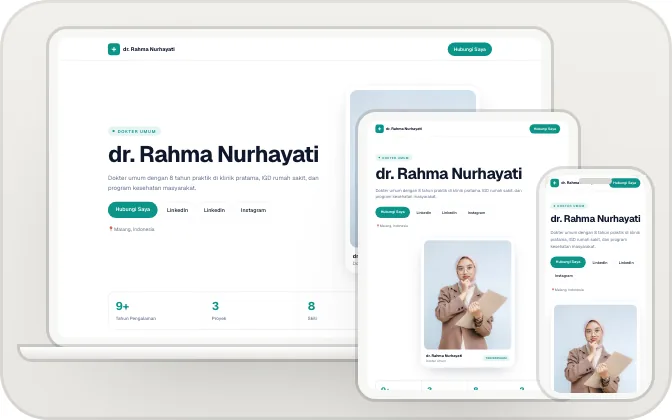 Pratinjau template Clinic