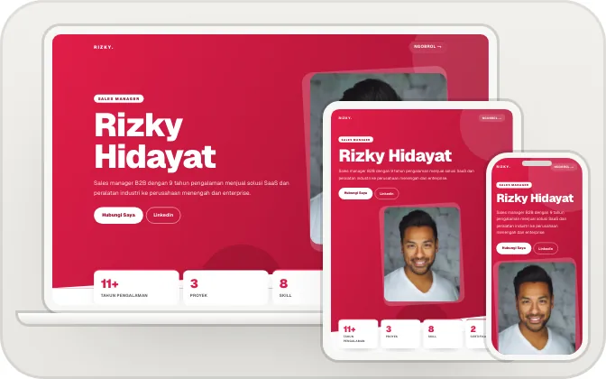 Pratinjau template Pitch