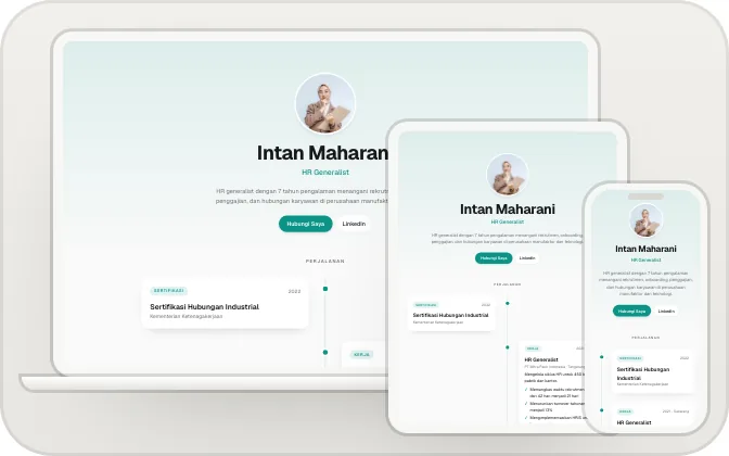 Pratinjau template Story